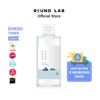 Nước hoa hồng RoundLab Round Lab 1025 Dokdo 200ml (babei)