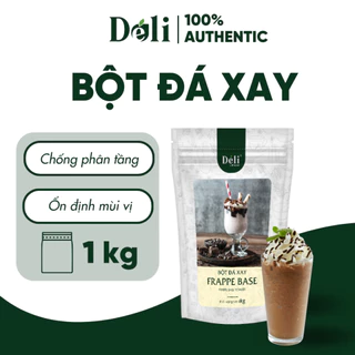 Bột đá xay Déli - 1kg - Chống tách nước, chuyên dùng pha chế đá xay, sinh tố