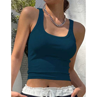 Ribbed Crop Tank Top