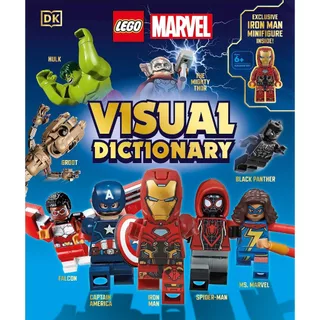 LEGO Marvel Visual Dictionary: With Exclusive Iron Man Minifigure - Từ điển nhân vật Lego Marvel + minifigure đặc biệt