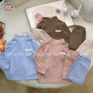 Bộ Thu Đông Bé Gái, Bộ Thu Đông Bé Trai Với Chất Cotton Tăm Xuất Dư Cùng Phong Cách Hàn Quốc Dễ Thương - MSD10