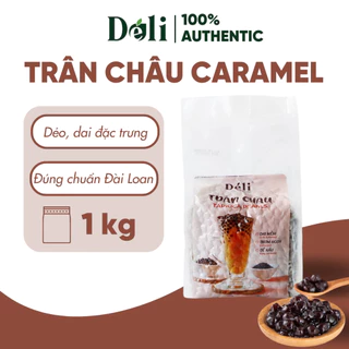 Trân châu caramel - 1kg - trân châu tươi cao cấp - dai, mềm chuẩn vị Đài Loan