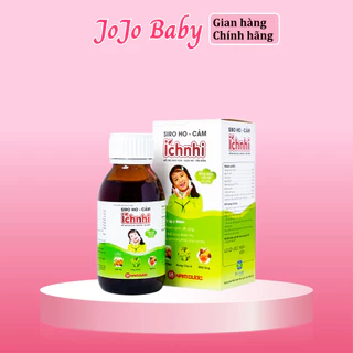 Siro ho cảm Ích Nhi chai 90ml hỗ trợ giải cảm, giảm ho, sổ mũi, tiêu đờm, cho trẻ nhỏ, bà bầu, cho con bú