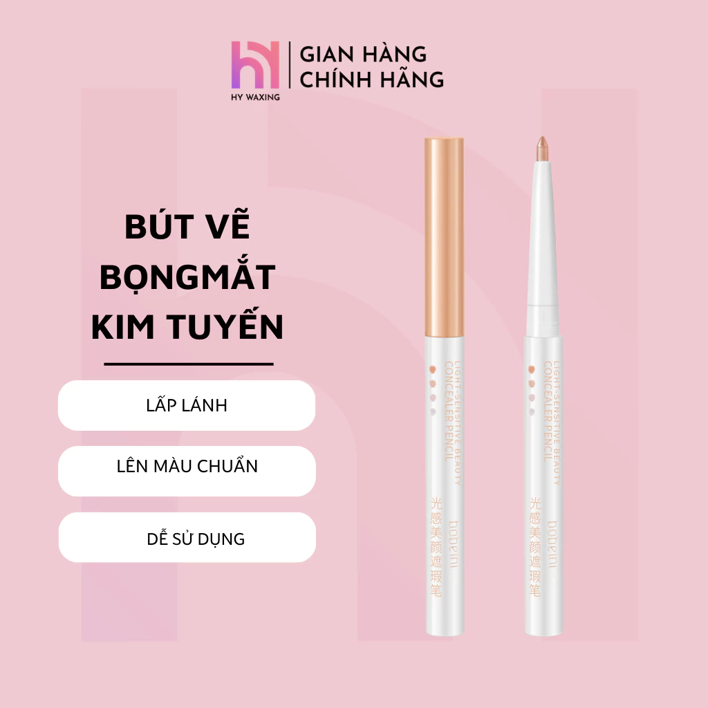 Bút Vẽ Bọng Mắt Nhũ Kim Tuyến HY WAXING Lấp Lánh Dùng Highlight Lâu Trôi CI-118