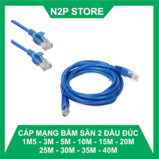 Dây cáp mạng internet 2 đầu đúc bấm sẵn 1M5-3M-5M-10M