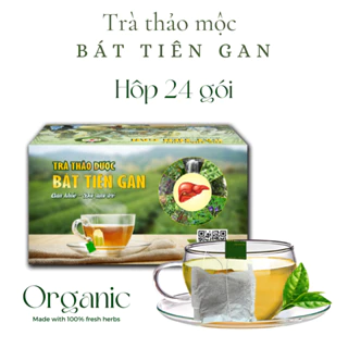 Trà thảo mộc Bát Tiên Gan - Hộp 24 gói trà túi lọc