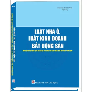 Sách - Luật nhà ở, Luật kinh doanh bất động sản