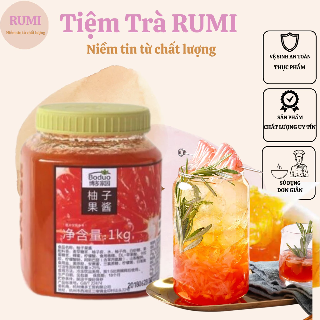 Sốt bưởi Boduo (hộp 1kg)