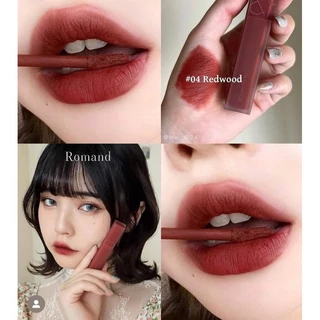 Son kem Romand Blur Fudge Tint 04 Radwood Đỏ nâu