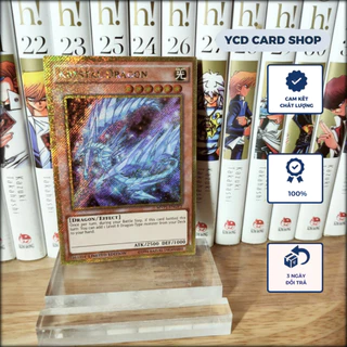 Thẻ bài yugioh chính hãng Krystal Dragon – Gold Secret Rare