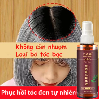 👍🏻Chính Hãng👍🏻 Tinh Chất Thảo Dược Tự Nhiên Ngăn Rụng Tóc Giúp Tóc Đen Trắng 100ML