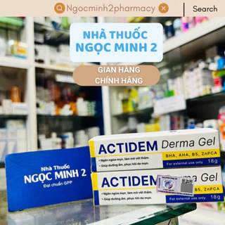 ✅ [Chính Hãng] Gel giảm mụn, dưỡng ẩm da ACTIDEM Derma Gel 18gr