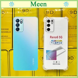 "Ốp Lưng Oppo Reno 6 5G Dẻo Trong Chống Sốc " Loại Dày_Không ố vàng, chống trầy xước va đập, Ảnh Shop Chụp Meen