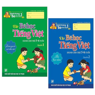 Vở Bé học Tiếng Việt - Dành cho trẻ 5-6 tuổi - MINHLONGBooks