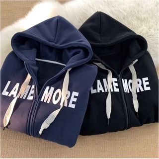 Áo hoodie Nam nữ in chữ LAME MORE - Áo Nỉ Nam Nữ chữ in