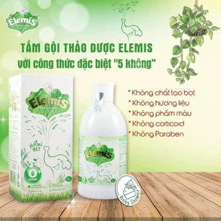 Combo 2 Chai Nước Tắm Elemis 200ml/chai tặng hộp gạc rơ lưỡi elemis 10 gói - DK Pharma