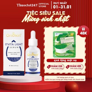 ✅ Serum Mờ Thâm Trắng Da Kiềm Dầu Se Khít Lỗ Chân Lông Oriskin O’vita Light Serum 30ml 20ml 10ml + quà tặng