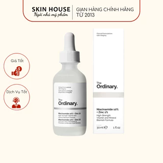 Tinh Chất The Ordinary Niacinamide 10%+Zinc 1% - Tinh Chất Giảm Mụn, Se Khít Lỗ Chân Lông, Sáng Da