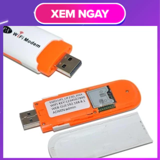 USB PHÁT WIFI HSPA DỄ SỬ DỤNG SIÊU TỐC ĐỘ TỪ SIM 3G 4G PHÁT SÓNG WIFI CỰC MẠNH BẰNG SIM Thiết kế nhỏ gọn trong tầm tay