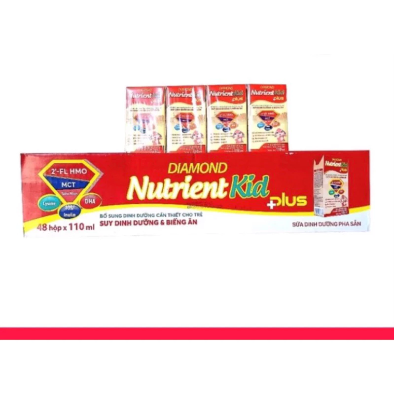 Sữa Nutrient kid Plus Pha Sẵn 110ml (Date mới)