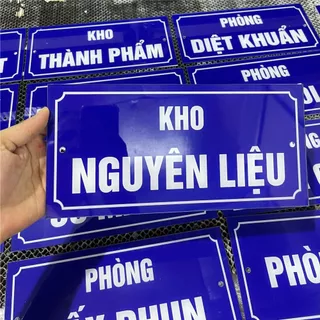 Bảng phòng ban, phòng kế toán, phòng giám đốc... trên chất liệu mica, bền, đẹp.