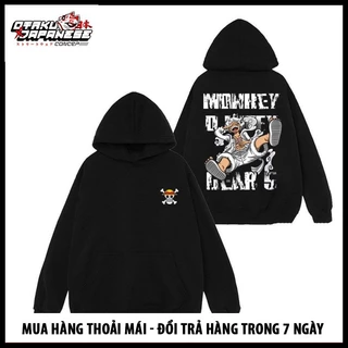 Áo Hoodie Nỉ Anime One Piece, Luffy Gear 5. Áo Nỉ Dày Dặn Phong Cách Trẻ Trung Năng Động Form Rộng Nam Nữ Đủ Size