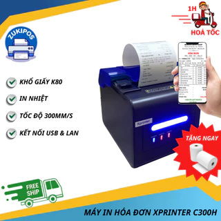 Máy in hóa đơn nhà bếp khổ 80 Xprinter XP-C300H