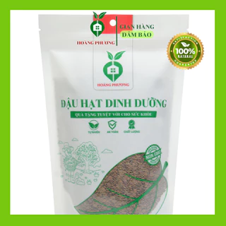 Hạt Lanh Nâu Sống Đắp Mặt Nạ Ủ Tóc Có Thể Rang Ăn Hữu Cơ Hoàng Phương - Hạt Ngũ Cốc Dinh Dưỡng 500G