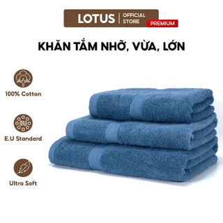 Khăn Tắm Các Cỡ 70x140cm, 60x120cm, 50x100cm, 100% Cotton Mềm Mịn Thấm Hút Không Ra Màu