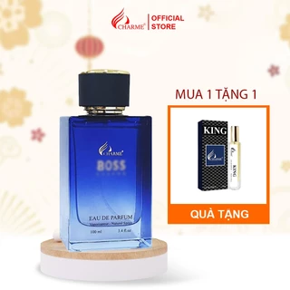 Nước hoa nam cao cấp, Charme Boss, hương phương đông, hương thơm mạnh mẽ, lưu hương lâu 100ml