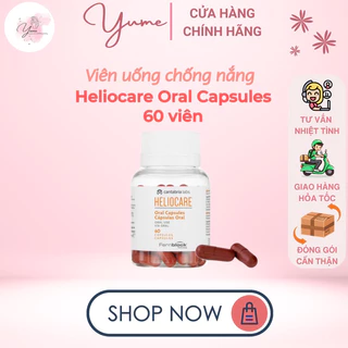 [Bill TBN]Viên uống chống nắng Heliocare Oral 60 viên