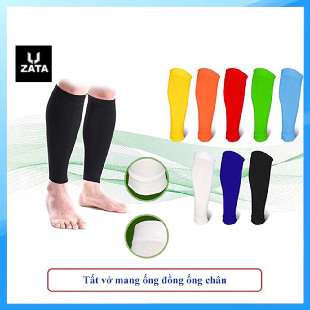 Tất Vớ Ống Bóng Đá Bảo Vệ Ống Chân (1 Đôi) Bắp Chân Hỗ Trợ Tập Luyện Thể Thao Co Giãn Thoáng Khí Thể Thao Đương Đại