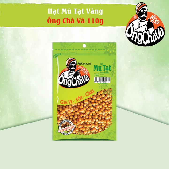 Hạt Mù Tạt Vàng Ông Chà Và 110g (Yellow Mustard Seeds)