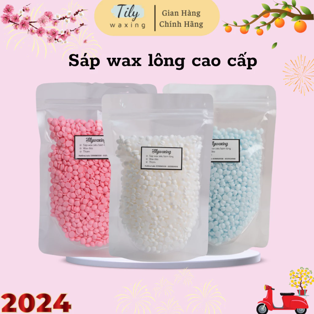 1Kg Sáp Wax Lông  Nóng  Siêu Bám Lông Cao Cấp NHÀ TILYWAXING, Chuyên Wax Bikini , Tay , Chân ,Nách ,Tặng Que