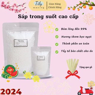 Sáp Wax Lông Trong Suốt Siêu Bám Lông Cao Cấp , Chuyên Dùng Wax Bikini,Tay ,Chân ,Nách Tặng Que TILYWAIXNG