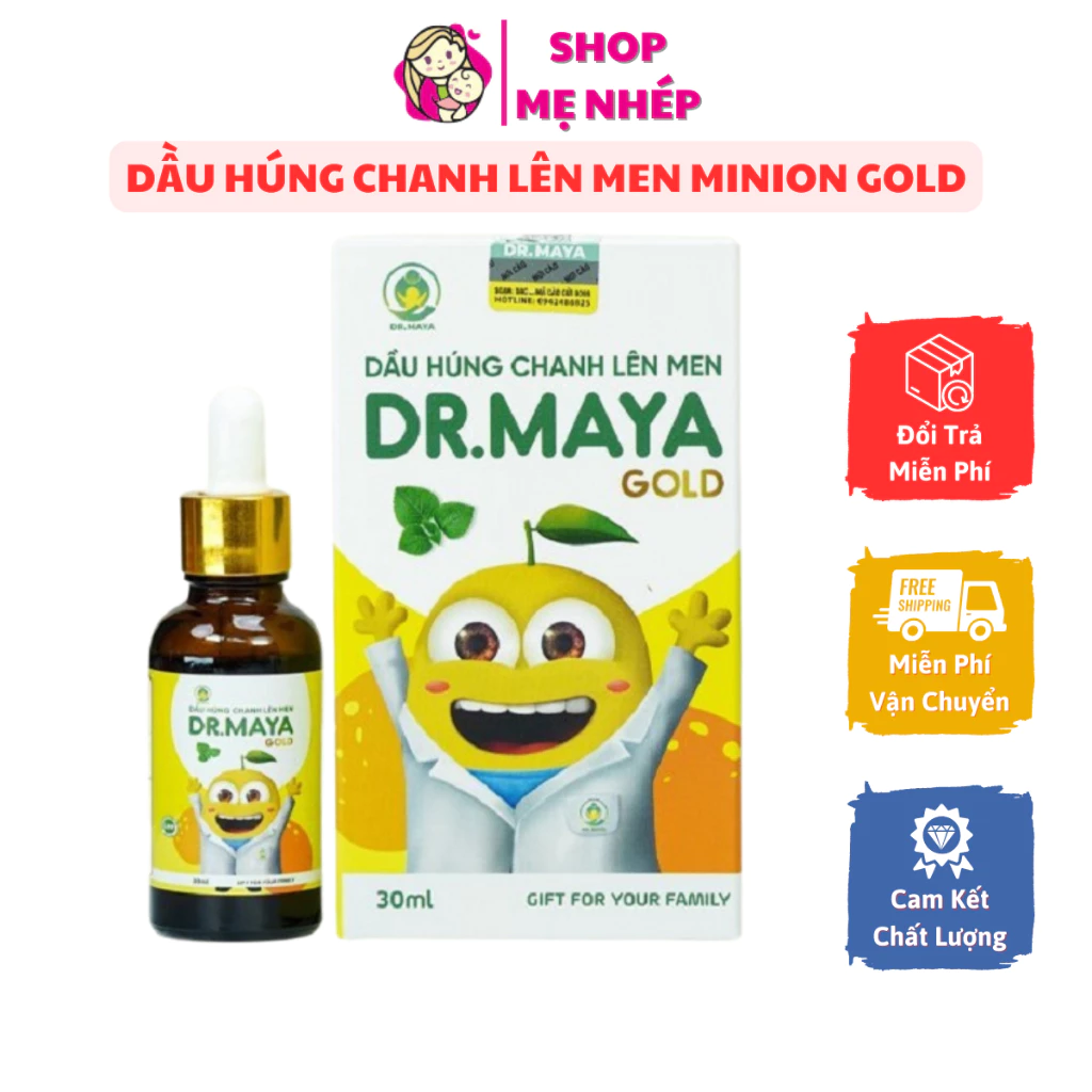 Dầu húng chanh lên men Minion Gold thể tích 30ml