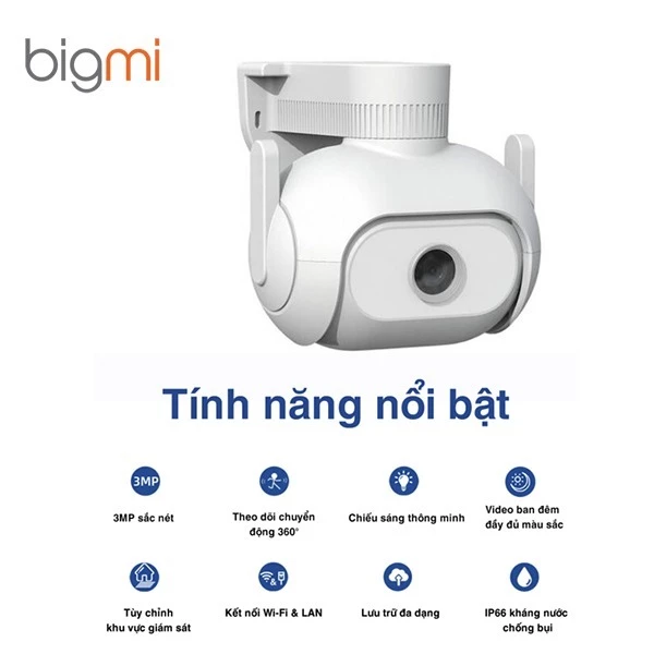 Camera Ngoài Trời Xiaomi IMILAB EC5 CMSXJ55A 2K Chính Hãng