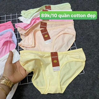 10 Quần chip nữ cotton size 40-60kg chất đẹp lắm đang sale hôm nay thôi