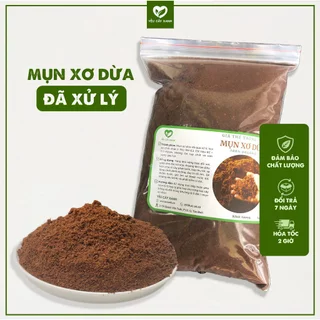 Xơ Dừa Đã Được Xử Lý Túi 1kg giữ ẩm tăng độ tơi xốp, Rau Trồng giúp cây phát triển tốt