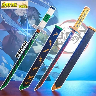 Đồ Chơi Lắp Ráp Kiểu LEGO Mô Hình LINKGO Kiếm Katana Inosuke,Tanjiro,Hà Trụ Muichiro Trong Kimetsu No Yaiba Với 900+ PCS