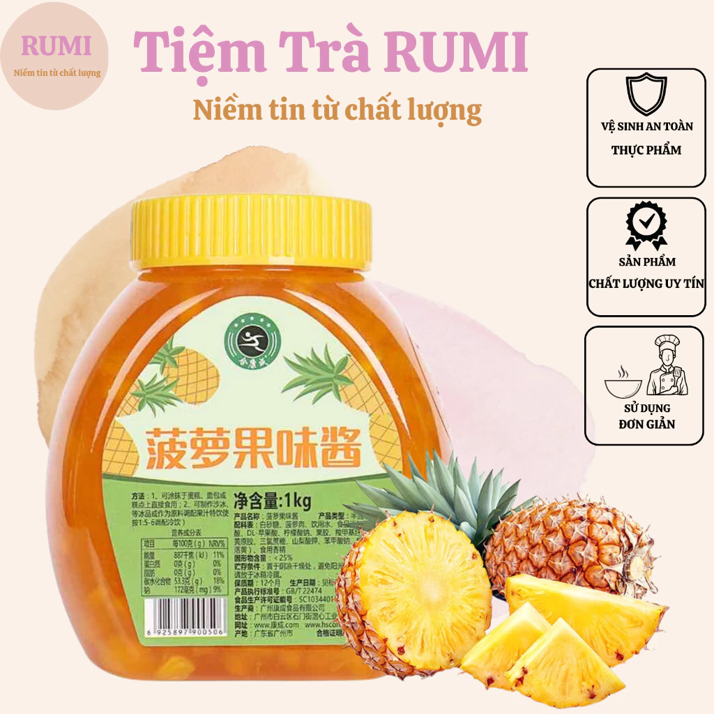 Sốt dứa Người chạy (hộp 1kg)
