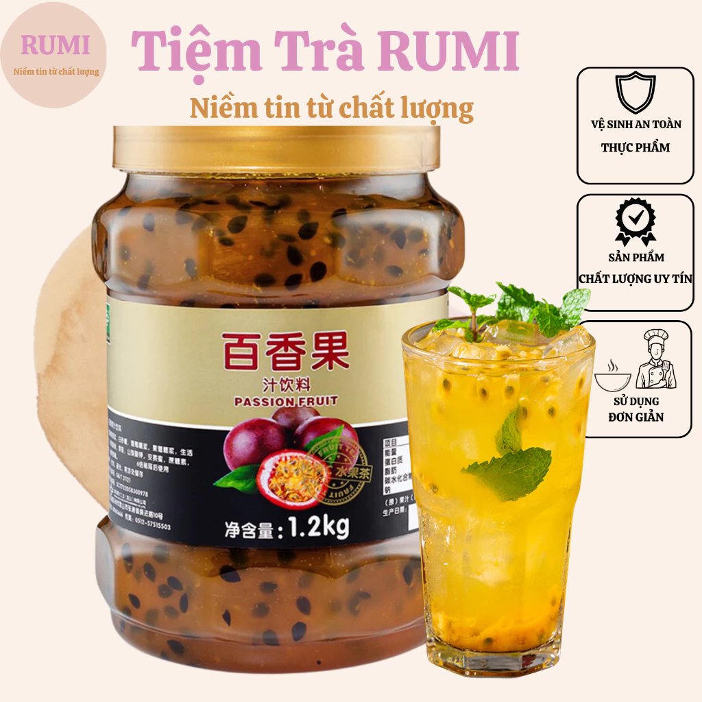 Mứt Chanh Leo FreshJuice Nắp Đồng 1.2kg