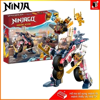 [+3 Mini 1K] Đồ chơi lắp ráp Ninjago Dragon Rising Mech của Sora Mech Bike Racer - 11092 80082 1792 8092