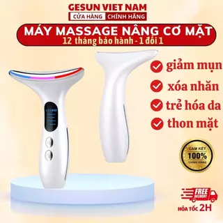 Máy nâng cơ mặt,cổ,máy massage mặt chống nhăn và trẻ hóa làn da 3 LED Rung EMS Thiết Bị Làm Đẹp Cổ Loại Bỏ Nếp Trên Cổ L