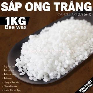 Sáp Ong Hạt Trắng Bee Wax - Nguyên Liệu Làm Nến Thơm, Nến Bơ Cúng Dường, Làm Mỹ Phẩm Handmade