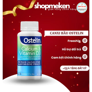 [Bay Air] Canxi bầu Ostelin 130 viên Úc, Calcium và vitamin D3 cho mẹ bầu ostelin