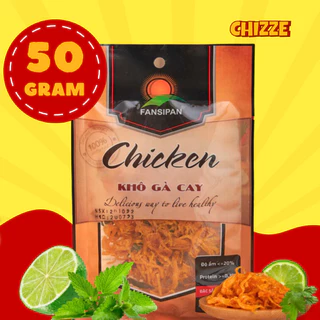 Khô Gà Cay Fansipan 50g Chính Hãng Hương Vị Đậm Đà