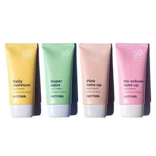 Kem chống nắng nâng tone Pretty Skin Sun Cream SPF 50+ PA++++ 70ml ngăn ngừa tia UV, bảo vệ da - Lydiabeauty