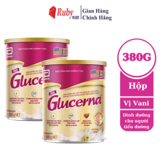 [Date T2/26] Combo 2 lon Sữa bột dành cho người bị tiểu đường Glucerna Abbott 380g Hương Vani