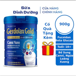 Sữa canxi Gerdolax Gold Canxi Nano 900g, Sữa canxi cho người già, Sữa canxi cho người lớn, Sữa xương khớp